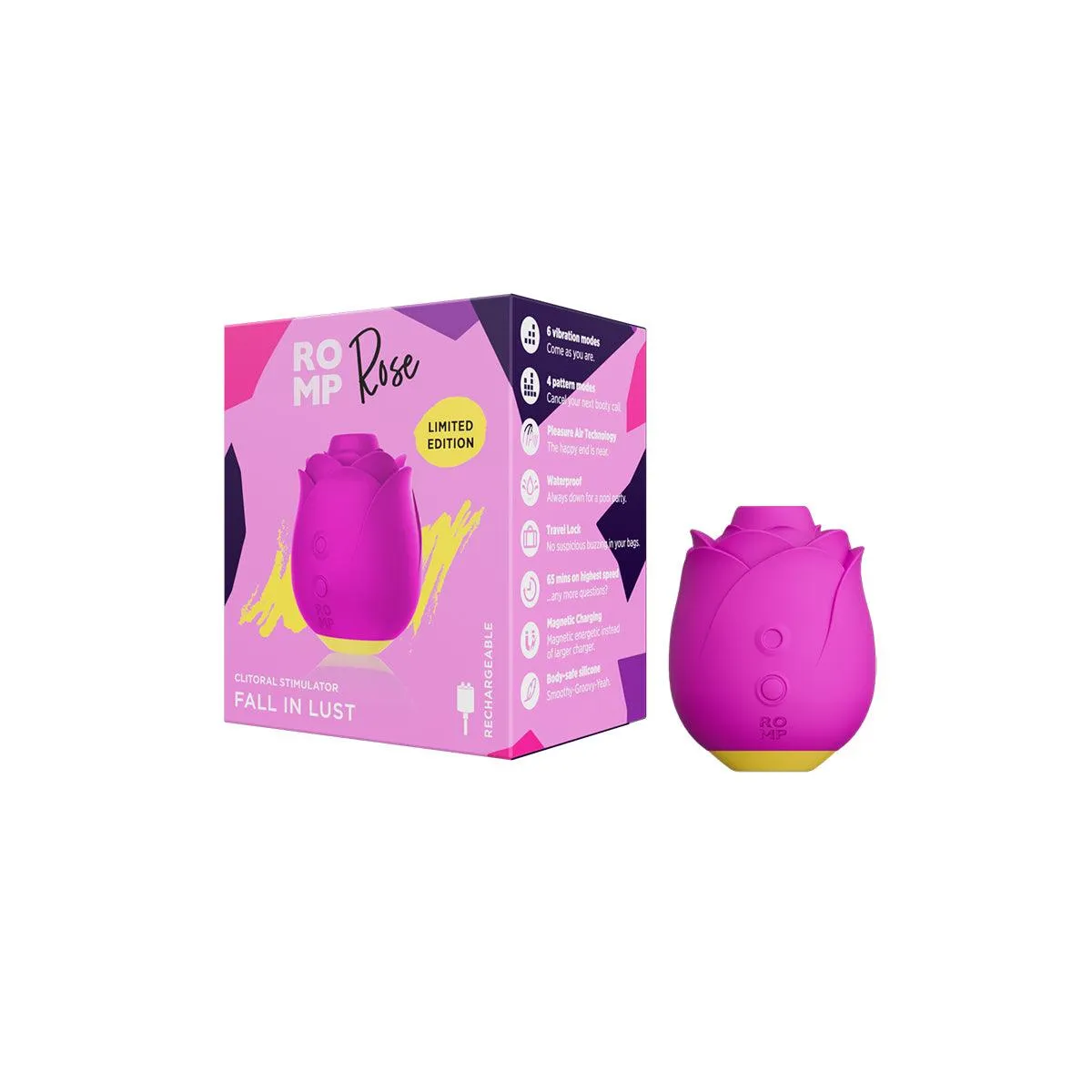 ROMP Rose Clitoral Stimulator - Pink