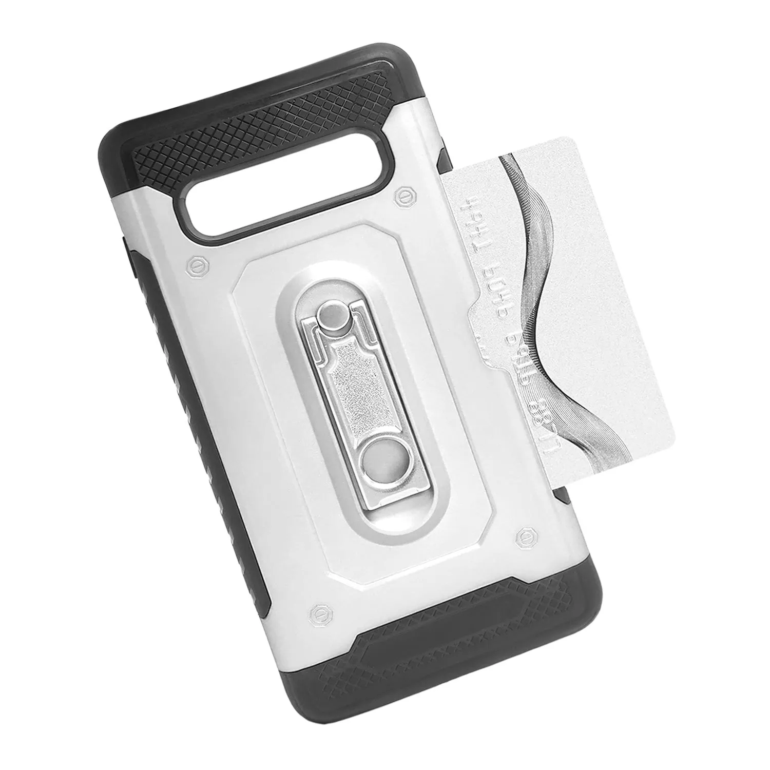 Samsung Galaxy S10 Case - Heavy-Duty, Card Slot, Kickstand