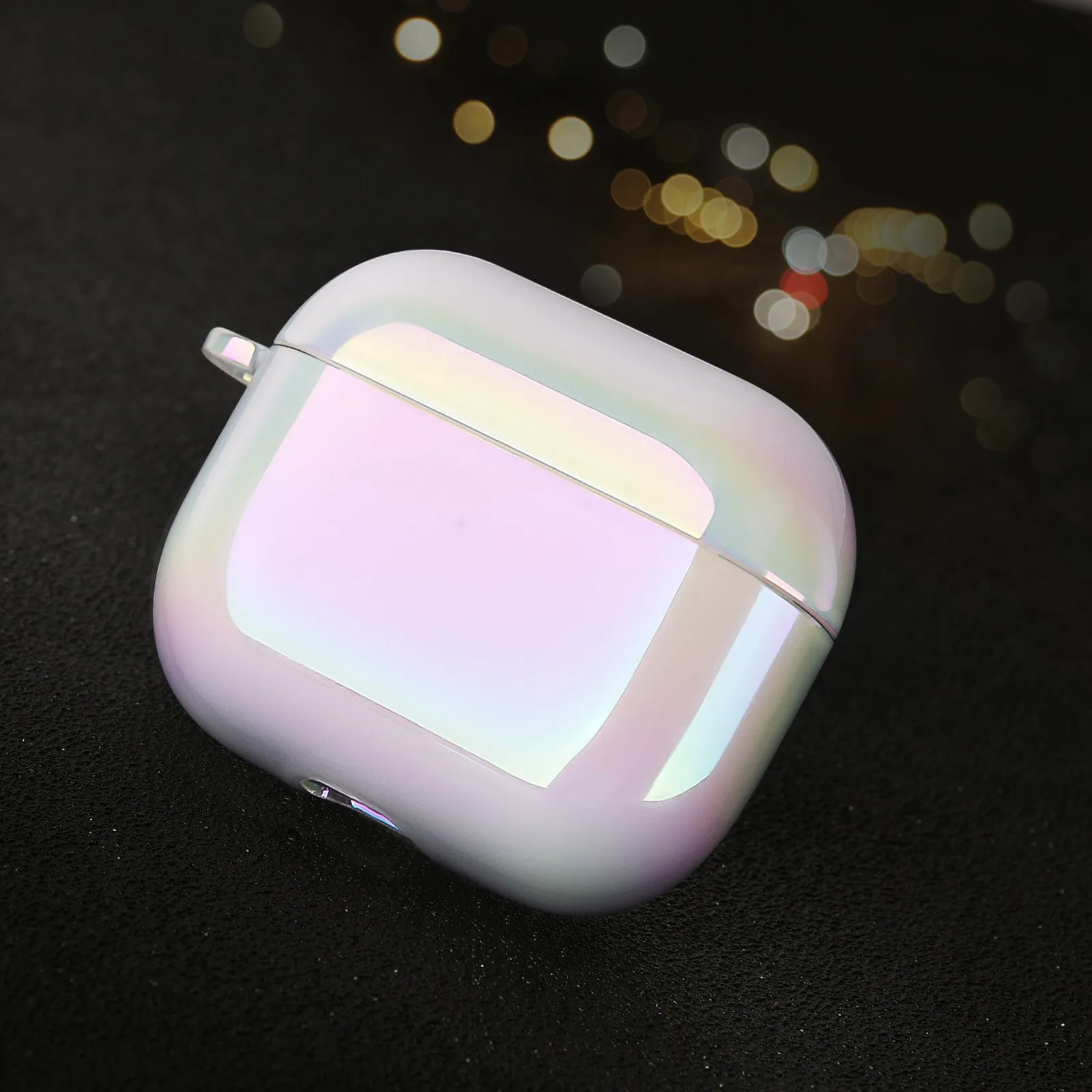 Shiny Clear Case for Apple AirPods 3 Generation 3rd with Keychain