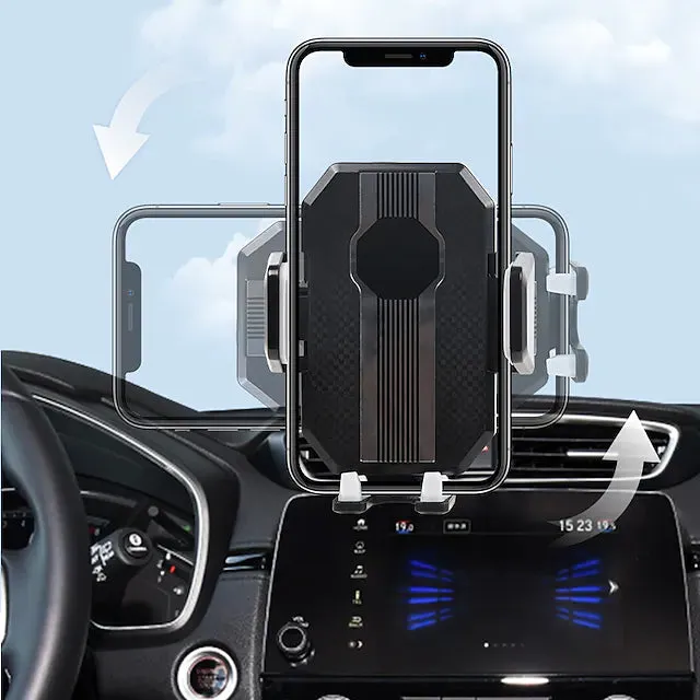 Solid & Durable Car Phone Holder Mount for Dashboard Windshield Long Arm Strong Suction Cell Phone Car Mount