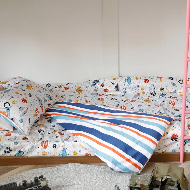 Space Travel Double Bed Quilt Cover Set