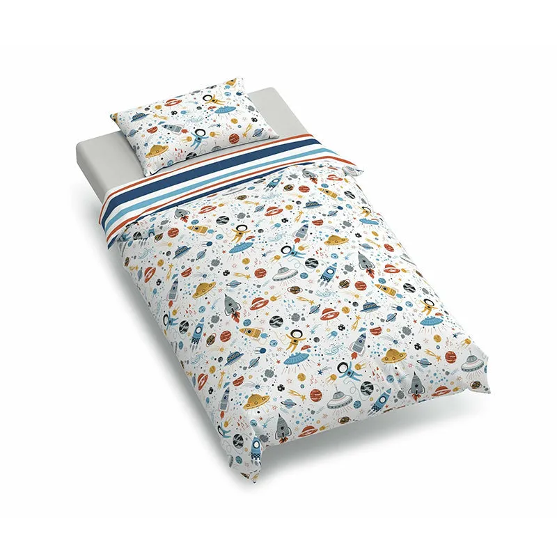 Space Travel Double Bed Quilt Cover Set