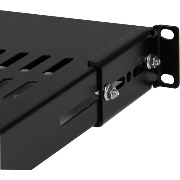 StarTech.com ADJSHELF 1U Adjustable Depth Vented Rack Mount Shelf - 175lbs / 80k