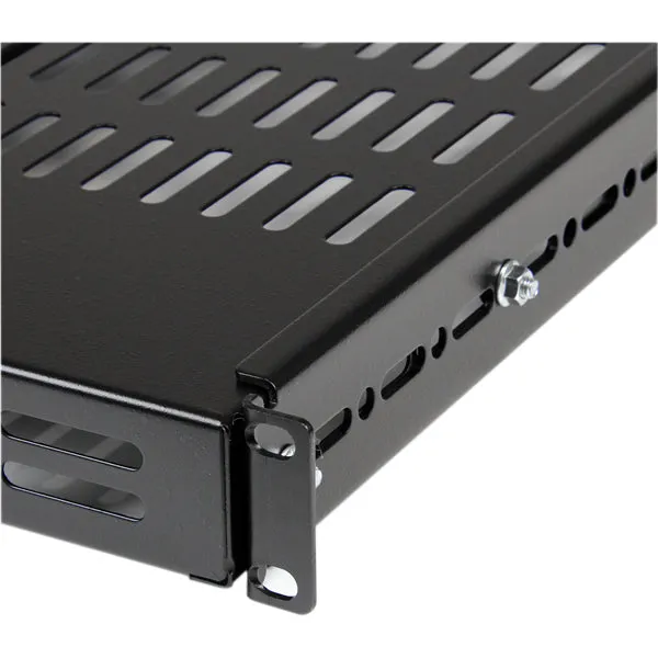 StarTech.com ADJSHELF 1U Adjustable Depth Vented Rack Mount Shelf - 175lbs / 80k