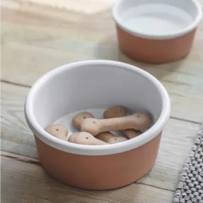 Stoneware Pet Bowl in Two Sizes