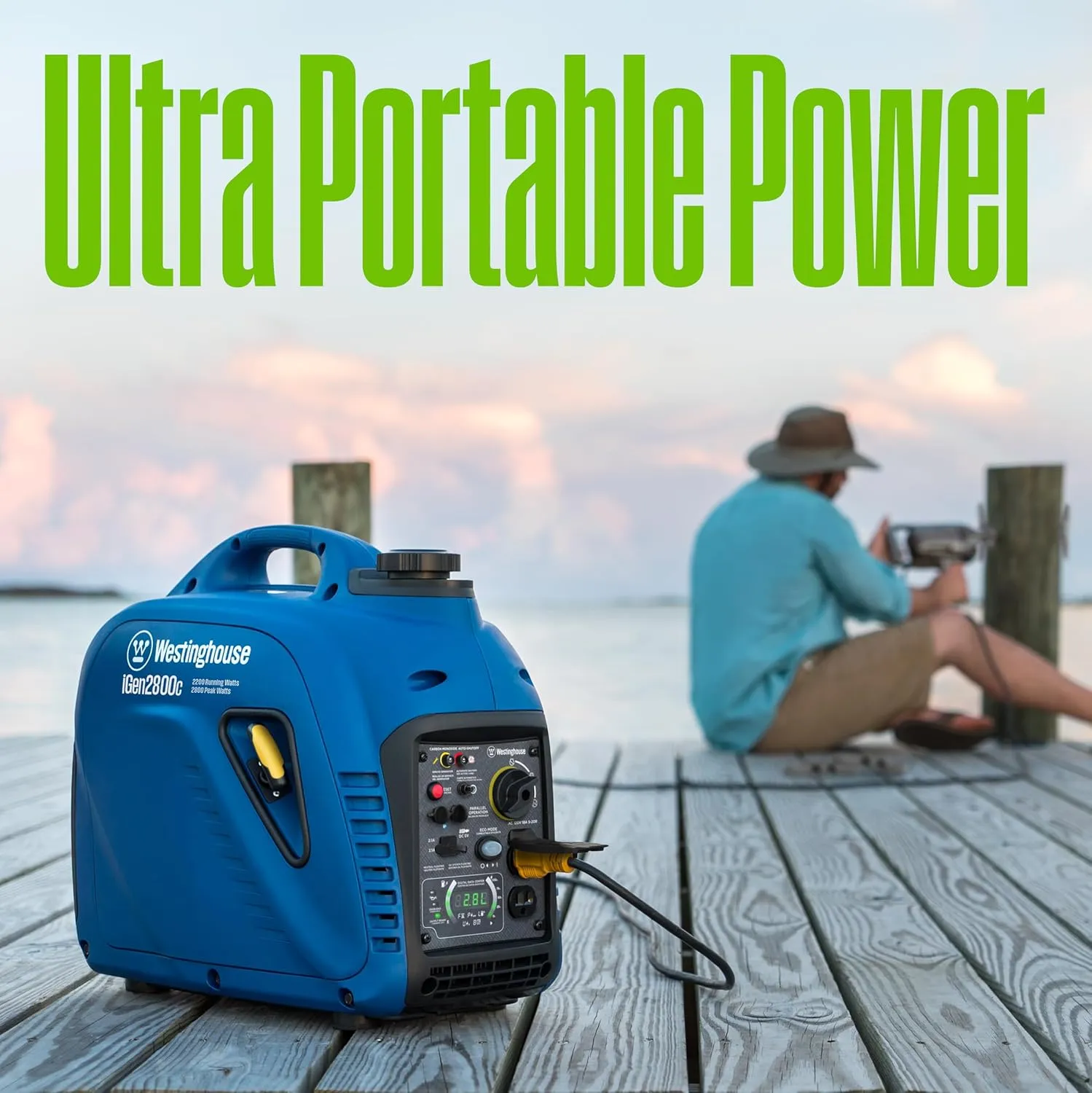 Super Quiet & Lightweight Portable Inverter Generator