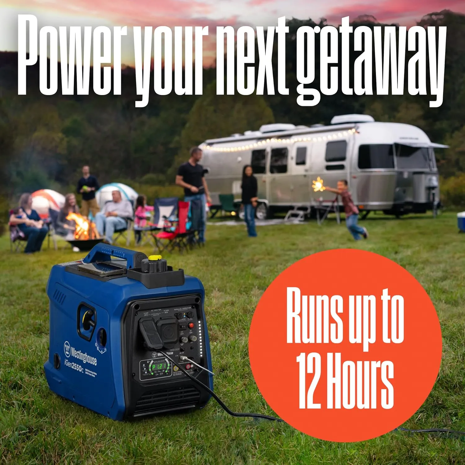 Super Quiet & Lightweight Portable Inverter Generator