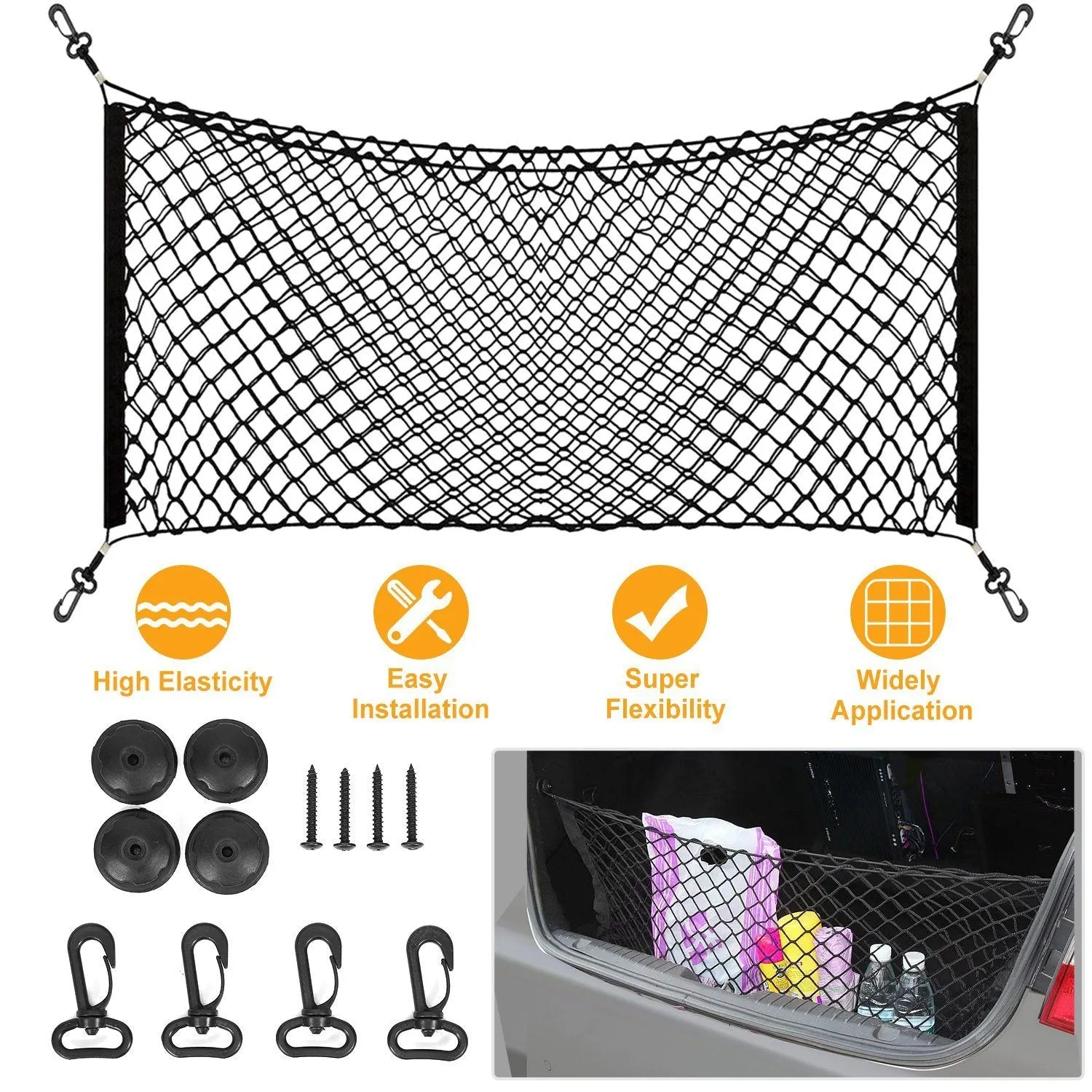 Trunk Cargo Net Stretchable Universal