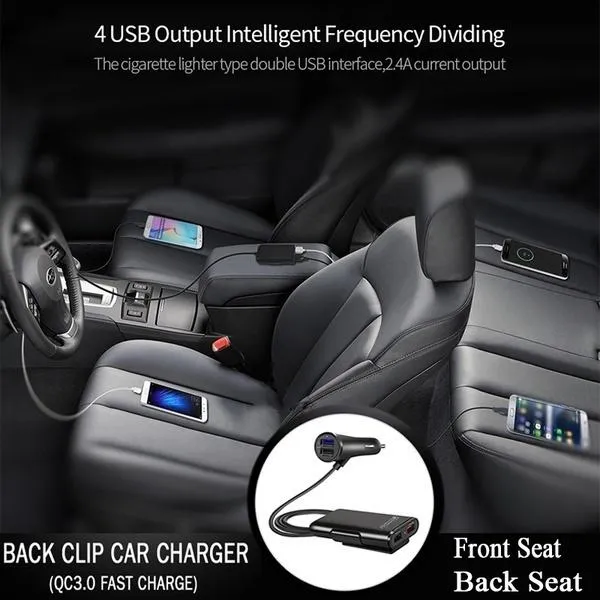 Universal 4 Ports USB Car Charger