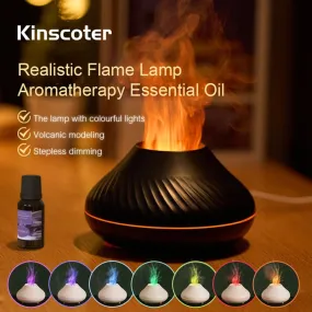 USB Volcanic Aroma Diffuser Essential Oil Lamp Humidifier