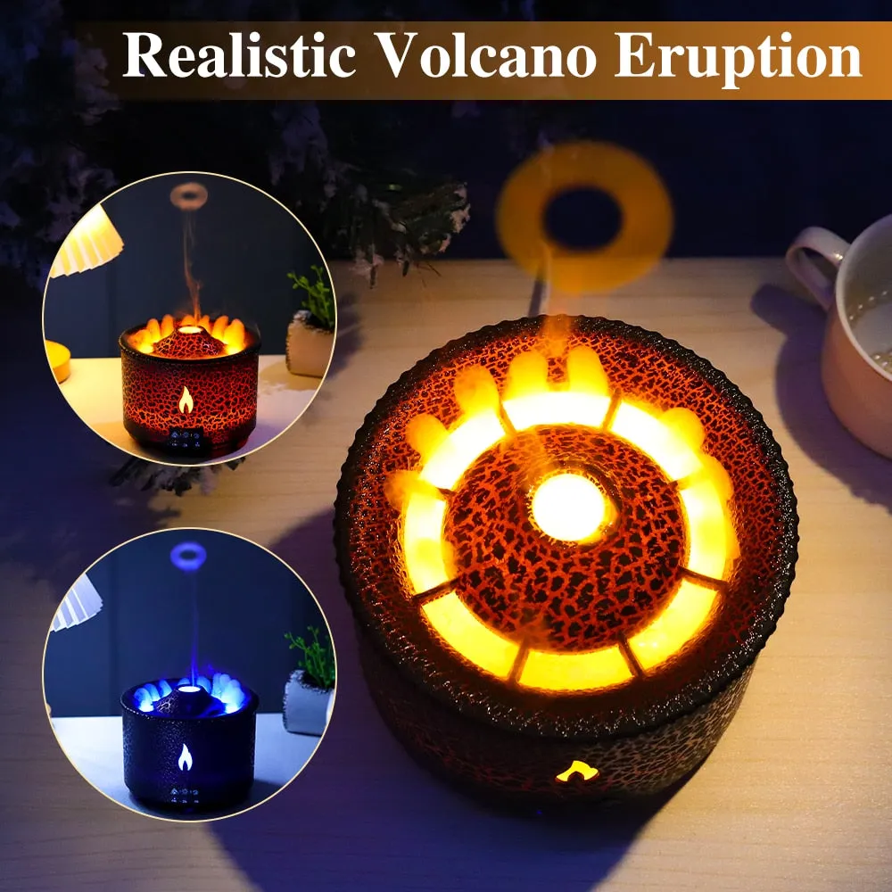 Volcano Humidifier Aroma Essential Oil Diffuser  Mist Maker