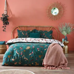 Wildlings Tropical Duvet Cover Set Juniper Green