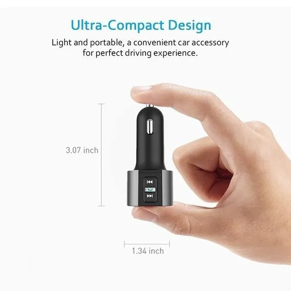 Wireless Car Mp3 FM Transmitter USB Charger