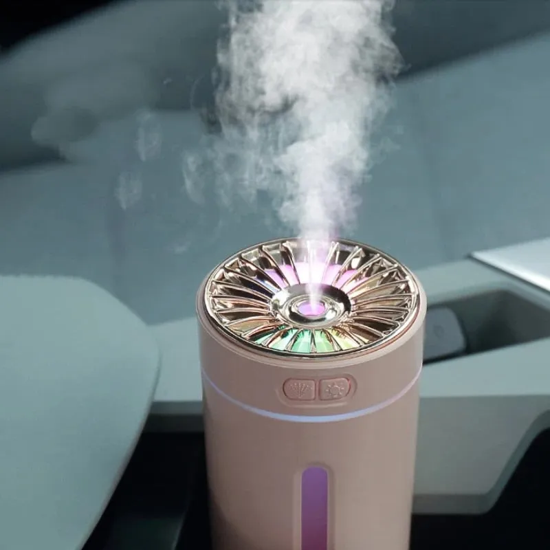 Wireless Ultrasonic Humidifier With Light Car/Home Aroma Diffuser