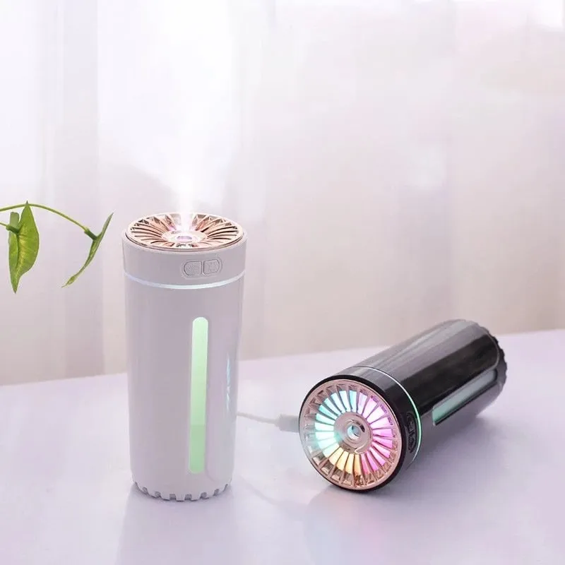 Wireless Ultrasonic Humidifier With Light Car/Home Aroma Diffuser