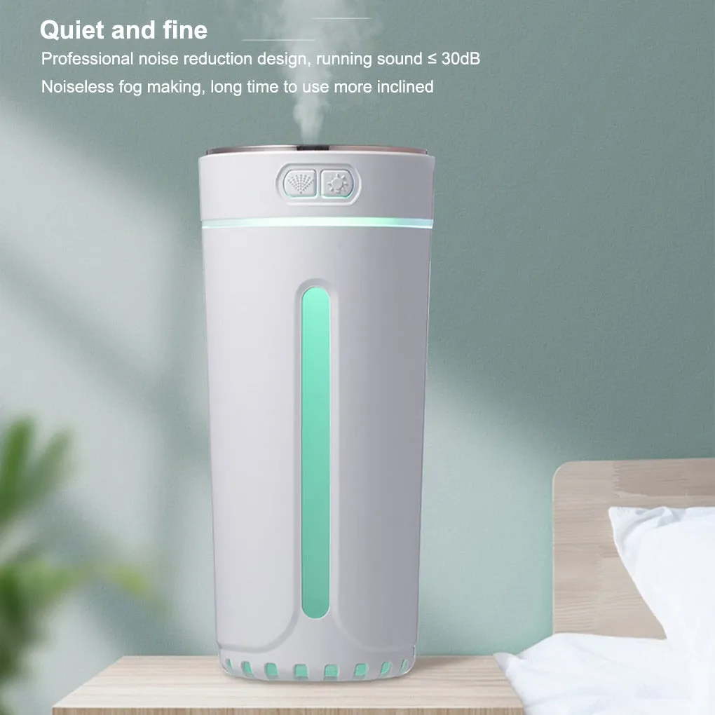 Wireless Ultrasonic Humidifier With Light Car/Home Aroma Diffuser