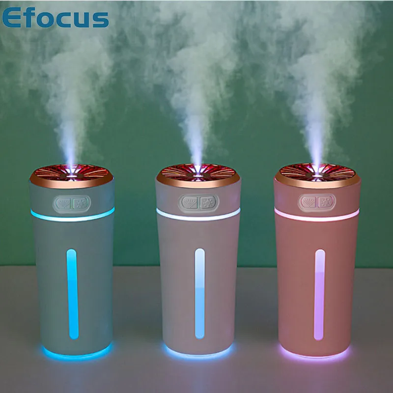 Wireless Ultrasonic Humidifier With Light Car/Home Aroma Diffuser