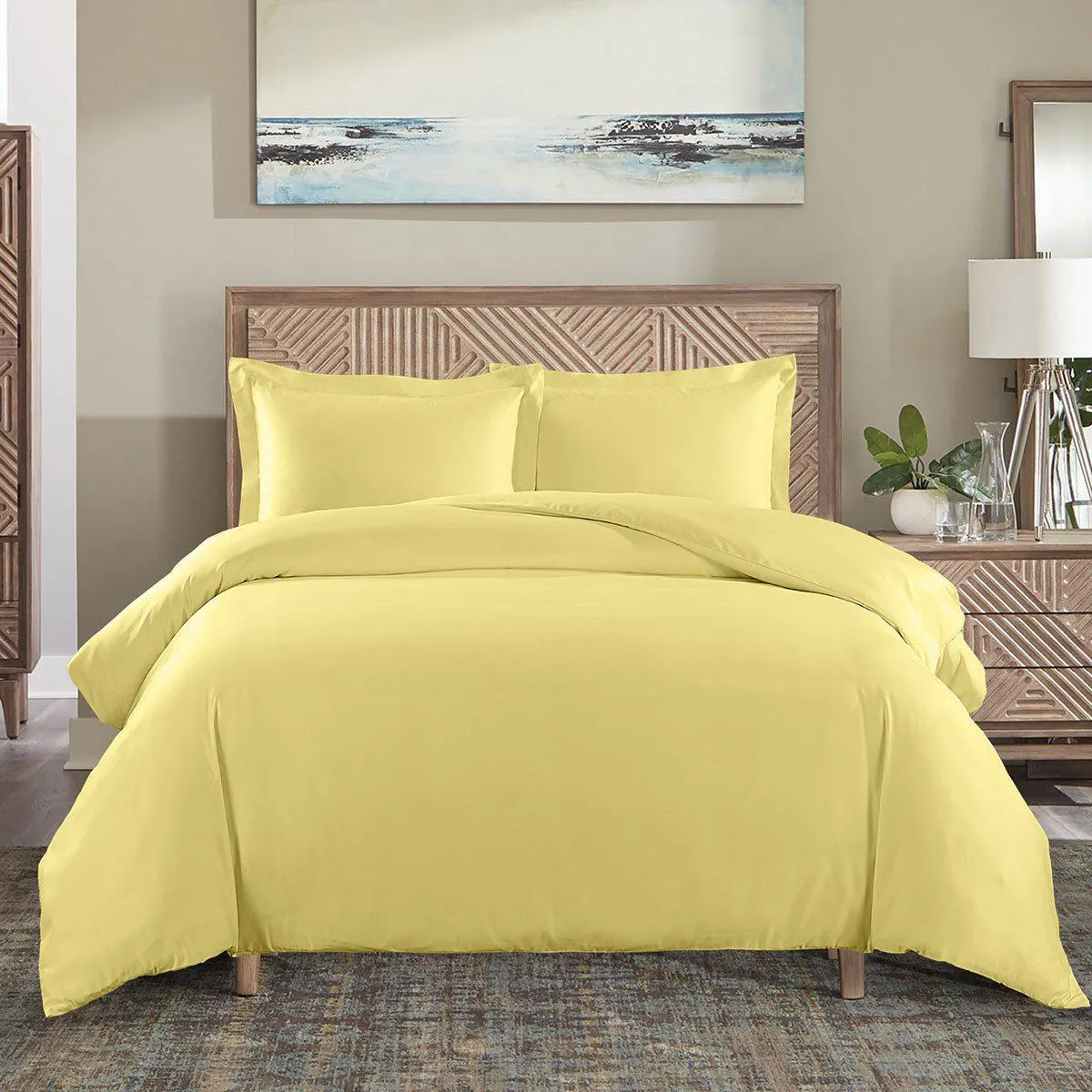 Wrinkle-Free 650 Thread Count Cotton Duvet Cover Sets