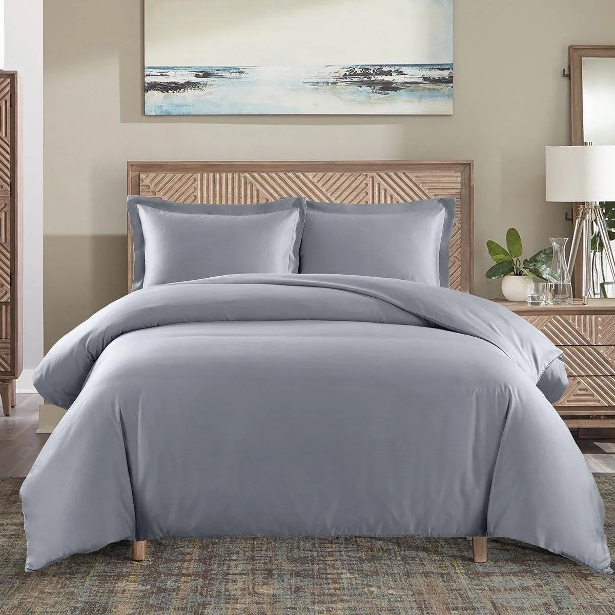 Wrinkle-Free 650 Thread Count Cotton Duvet Cover Sets