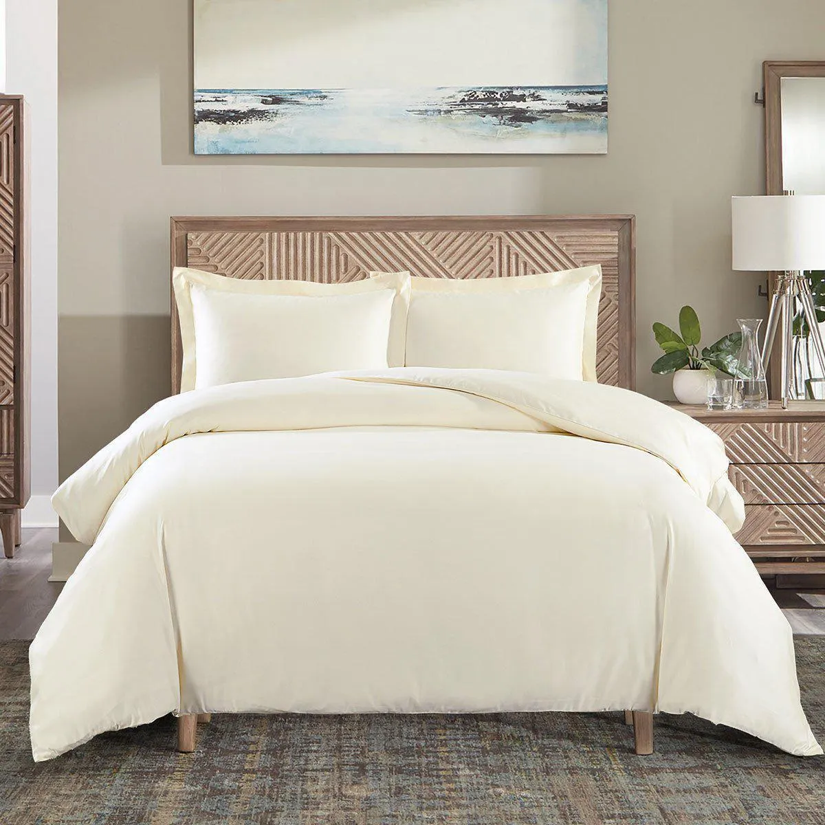 Wrinkle-Free 650 Thread Count Cotton Duvet Cover Sets