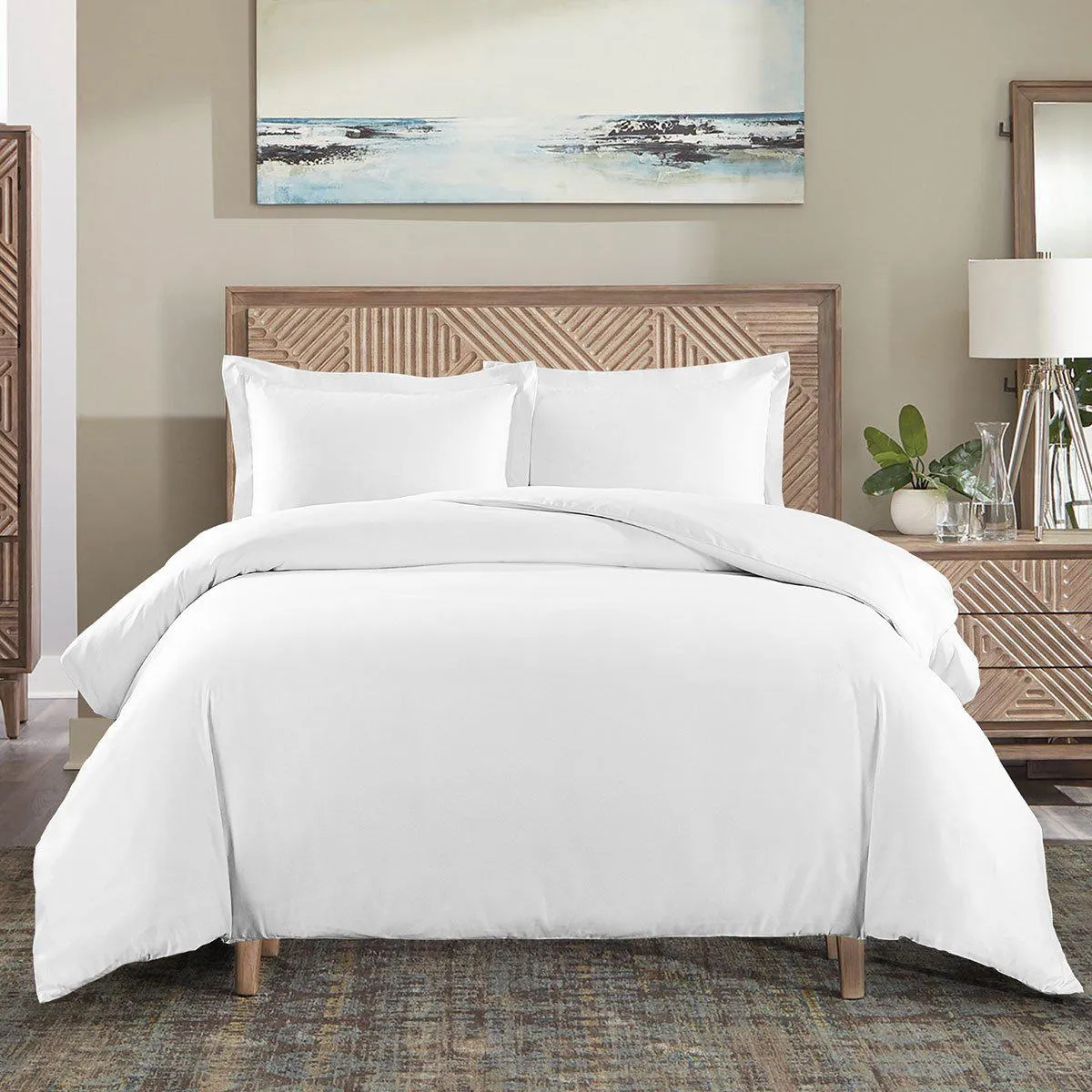 Wrinkle-Free 650 Thread Count Cotton Duvet Cover Sets